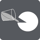 Pictogramme illustrant l'action de boire avec un verre